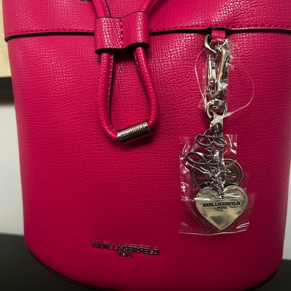 Karl Lagerfeld Bucket Adele Bag NWT - Picture 3 of 12